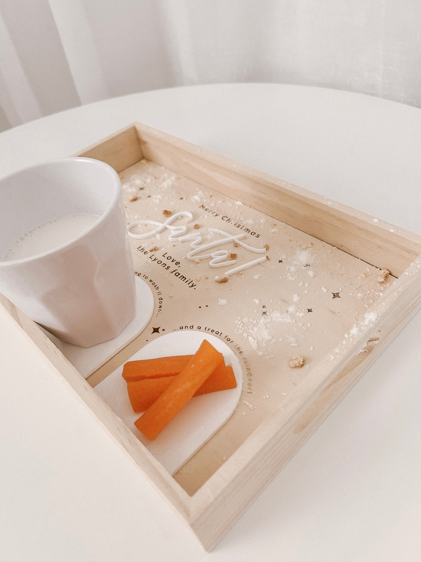 Santa Snack Tray | Christmas Plate 2025