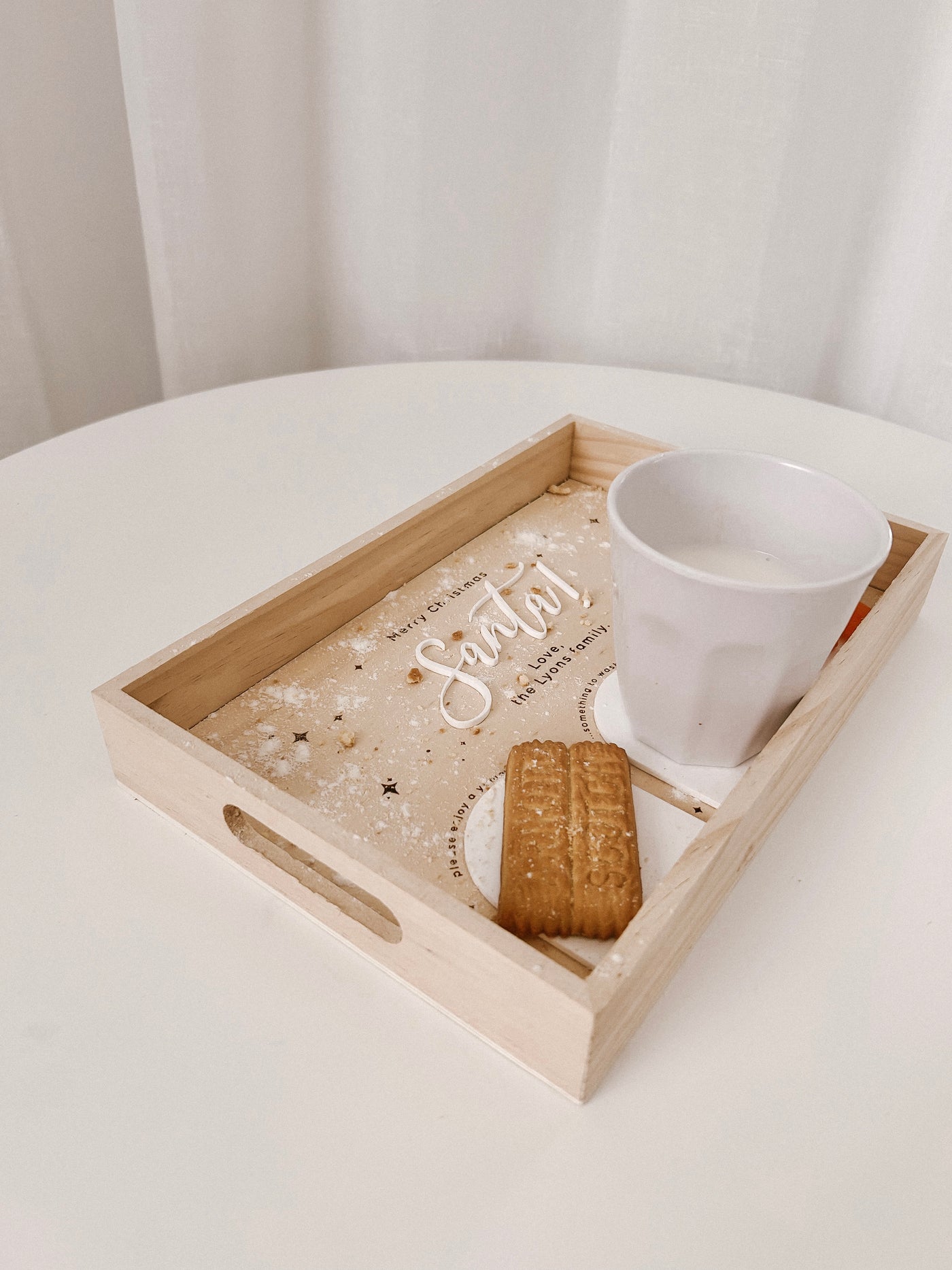 Santa Snack Tray | Christmas Plate 2025