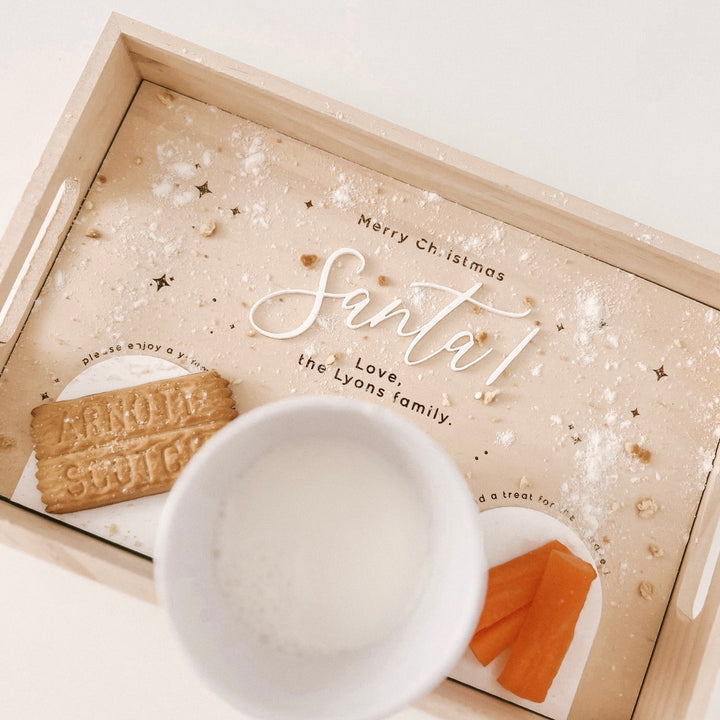 Santa Snack Tray | Christmas Plate 2025