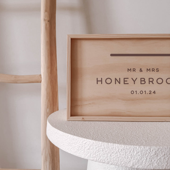 Wooden Wedding Wishing Well Box