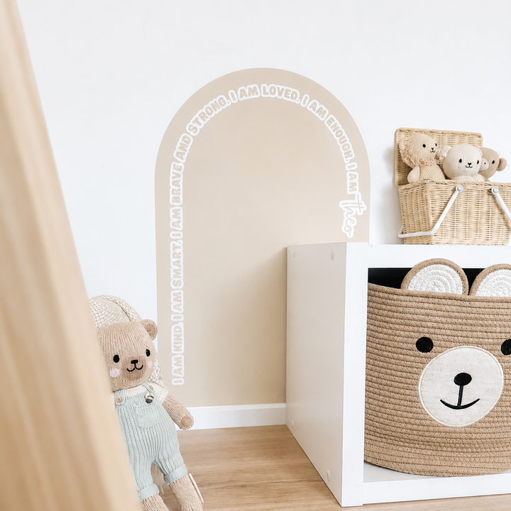 Personalised Affirmation Arch Wall Decal