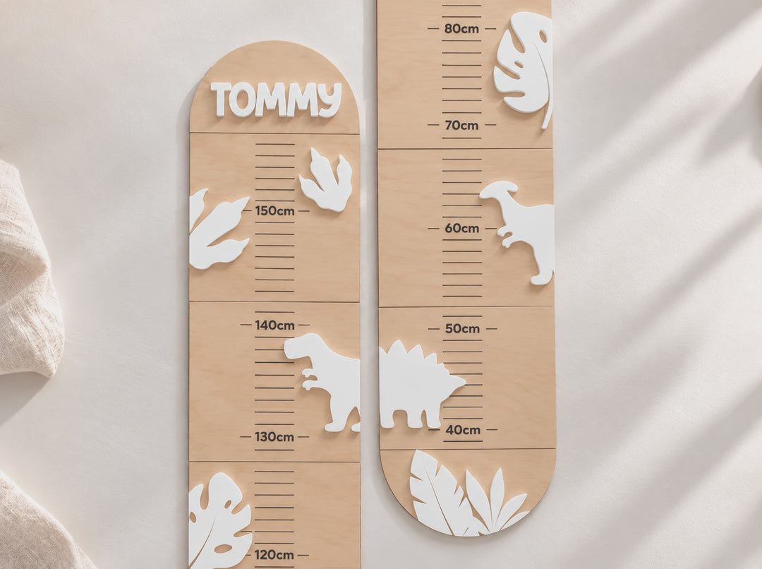 Mini Charts | Dino| Personalised Kids Growth Chart