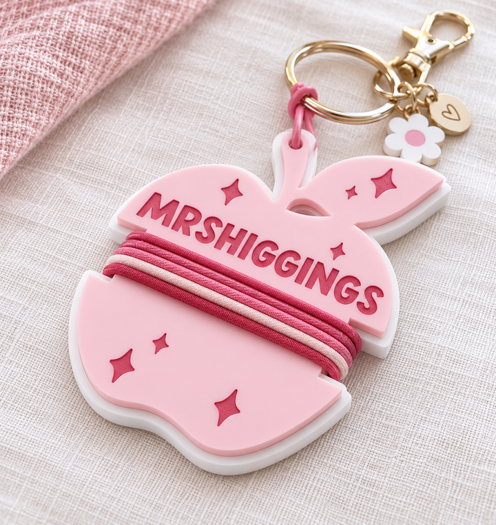 Teachers Gift | Hair Tie Keychain