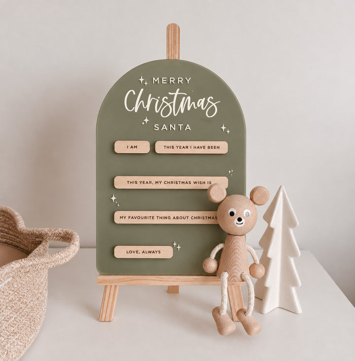 Letter To Santa | Christmas Milestone Board