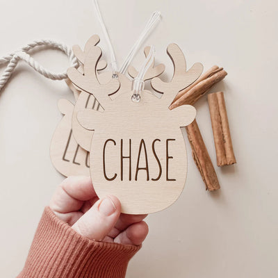 Reindeer Wooden Ornaments