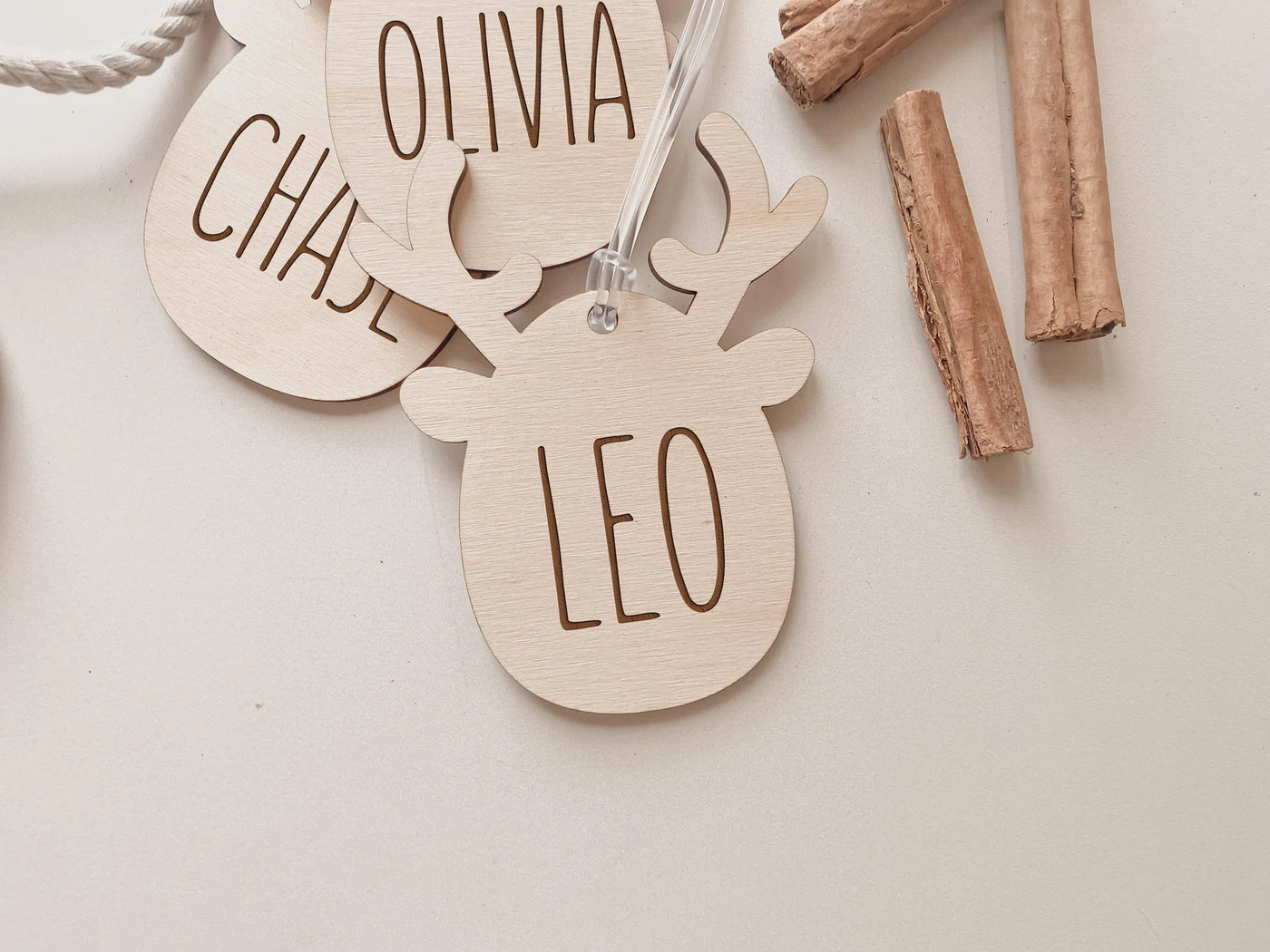 Reindeer Wooden Ornaments