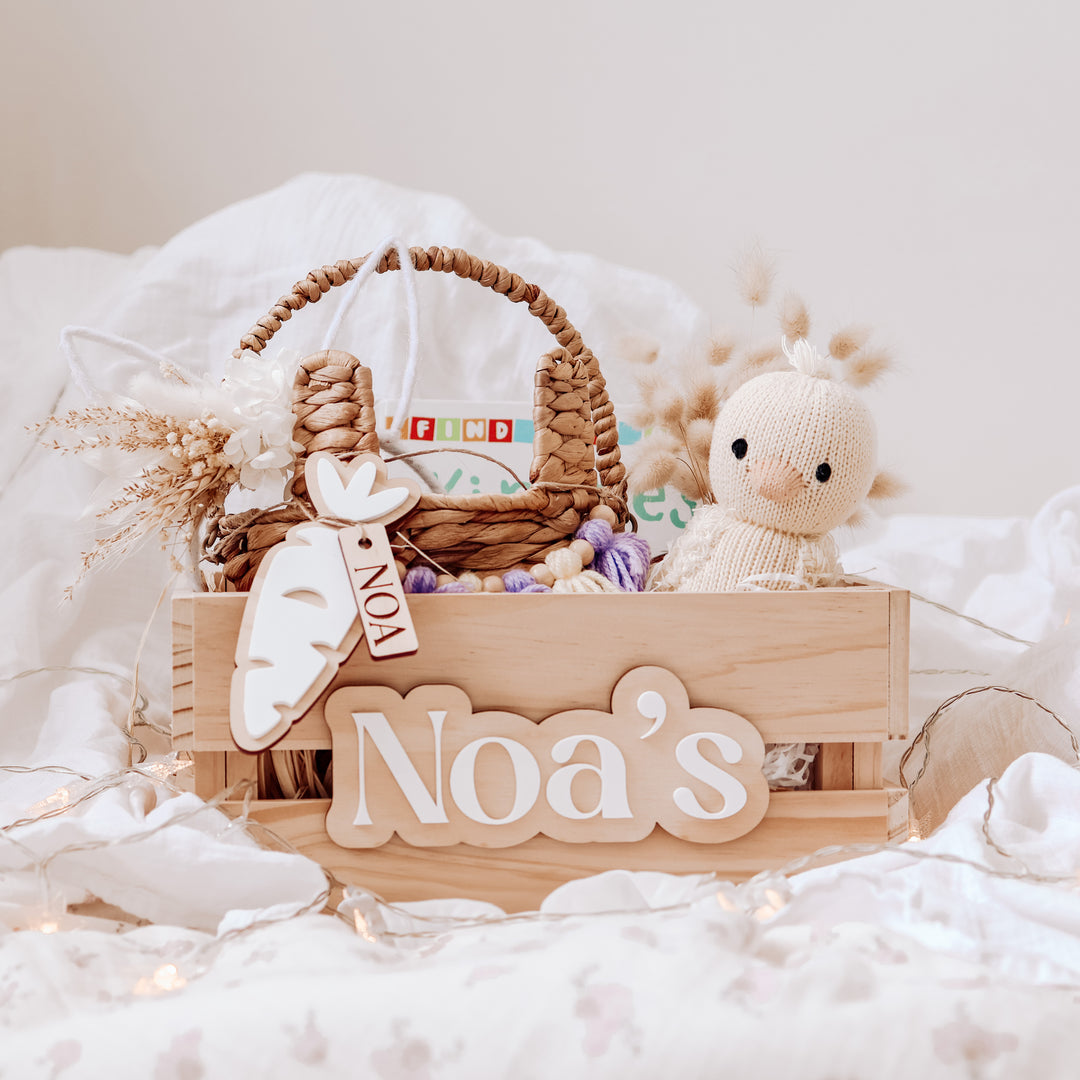 Easter | Wooden Name Crate