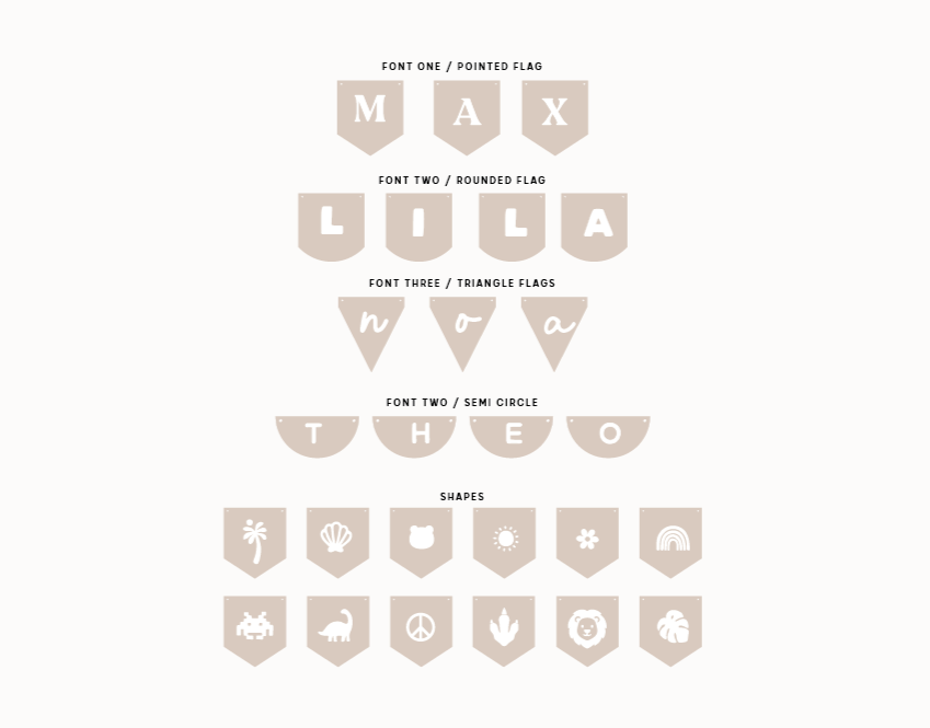 Personalised Name Bunting