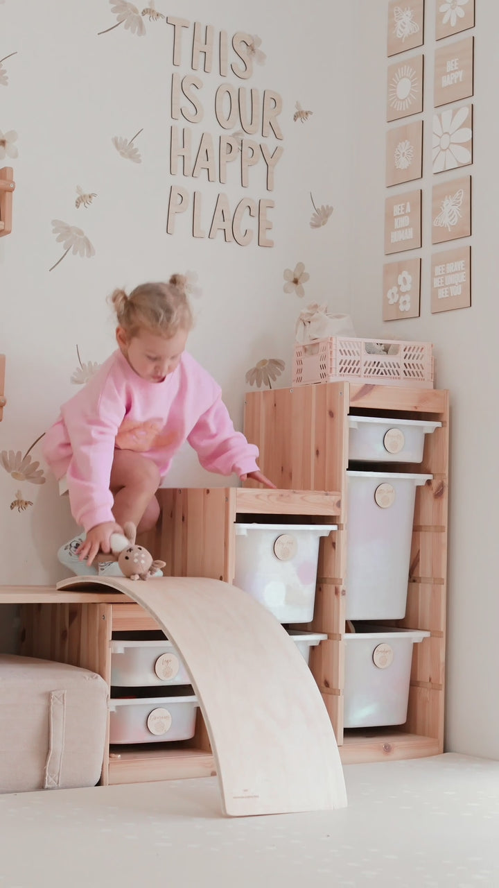 Wooden Wall Letters Quote - This Is Our Happy Place