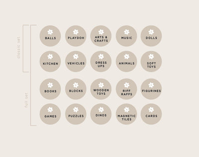 Toy Storage Labels | Daisy