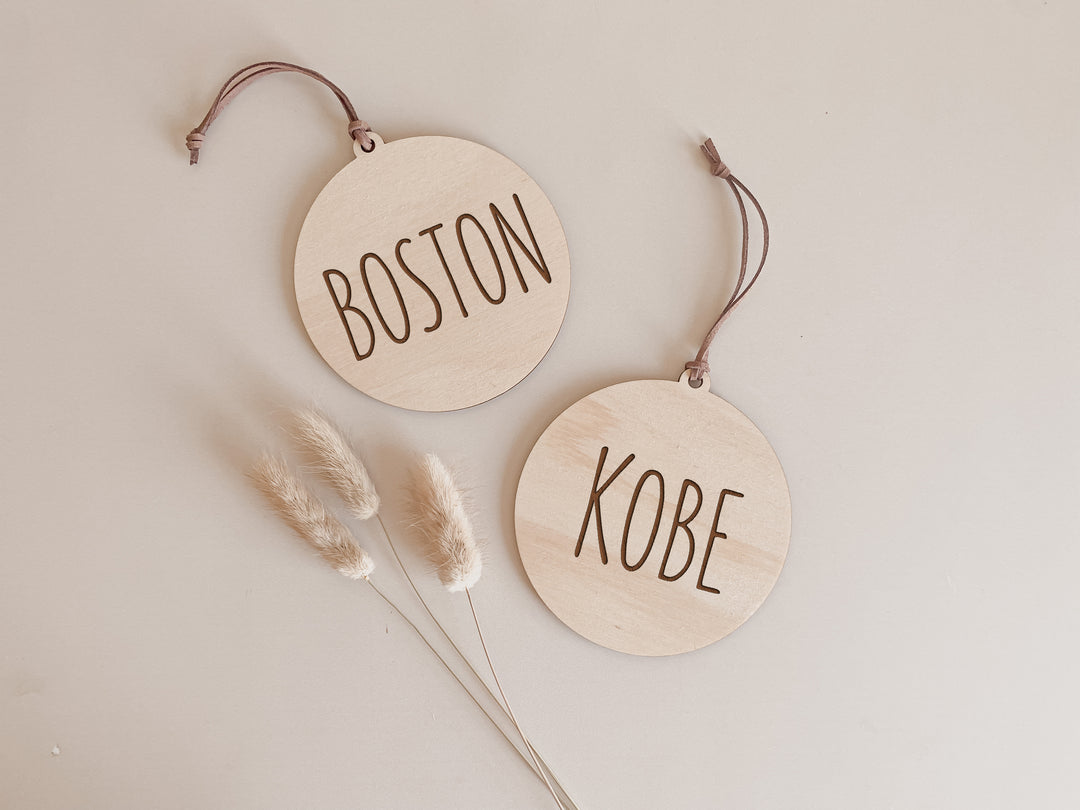 Wooden Baubles