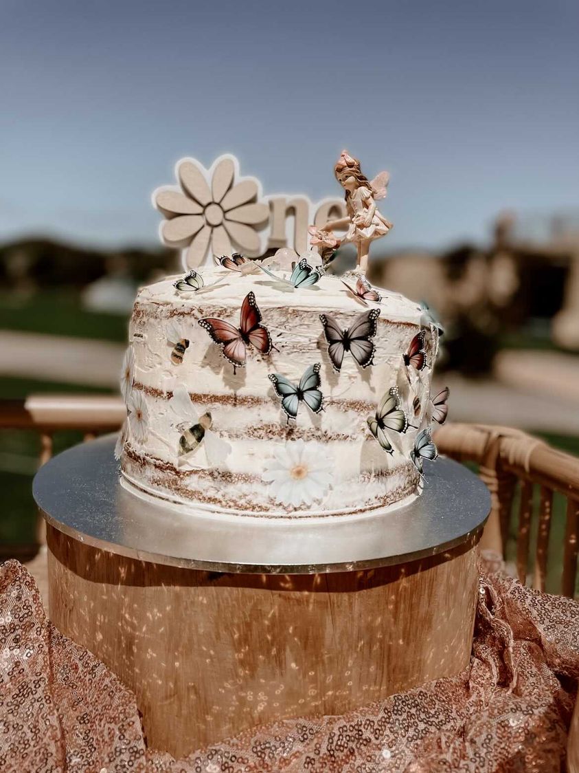 Boho Daisy Cake Topper