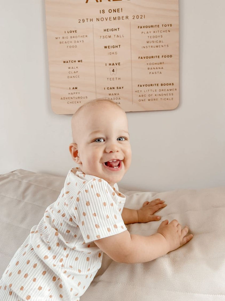 First Birthday Board | Birthday Board | Teddy Bear Picnic