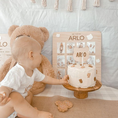 Teddy Bear Picnic - Birthday Cake Topper