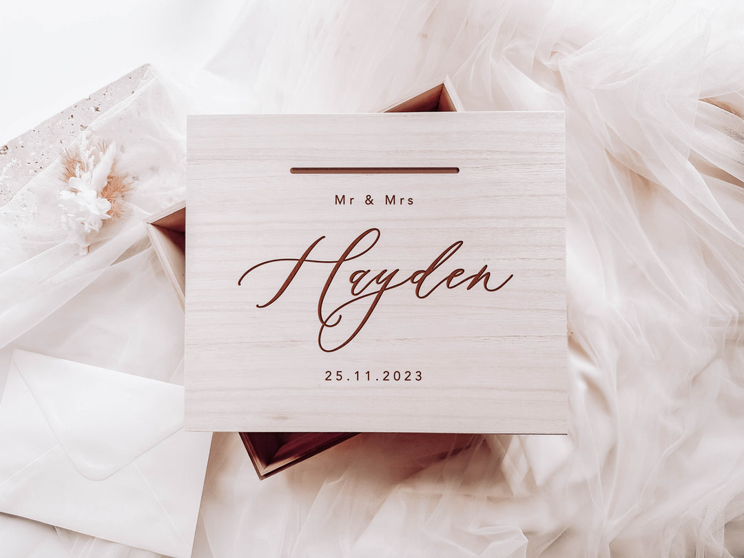 Wedding Wishing Well - Wedding Keepsake Box