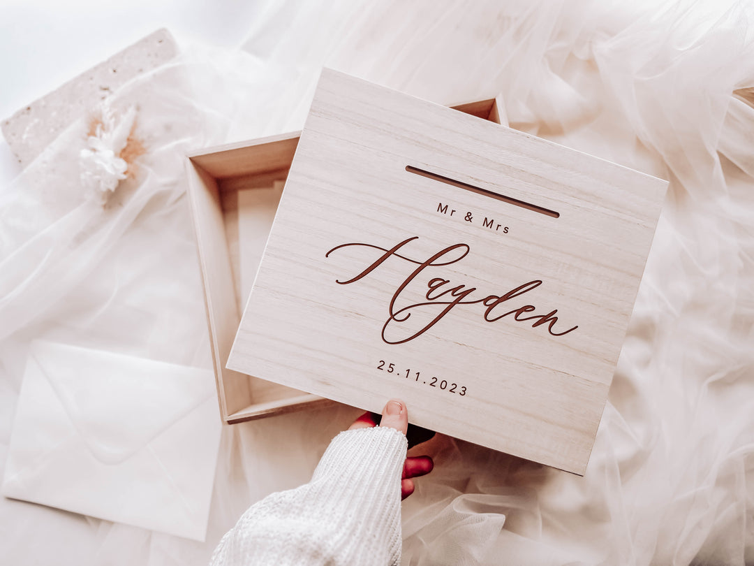 Wedding Wishing Well - Wedding Keepsake Box