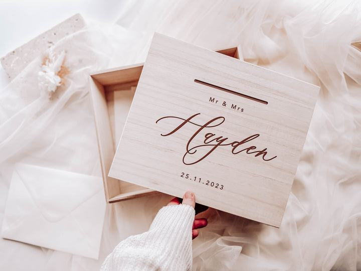 Wedding Wishing Well - Wedding Keepsake Box