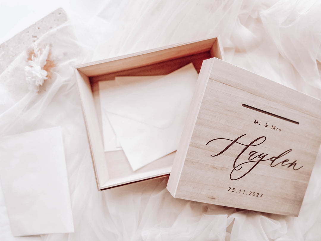 Wedding Wishing Well - Wedding Keepsake Box