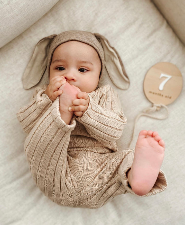 Wooden + Acrylic Balloon Baby Milestone Plaques