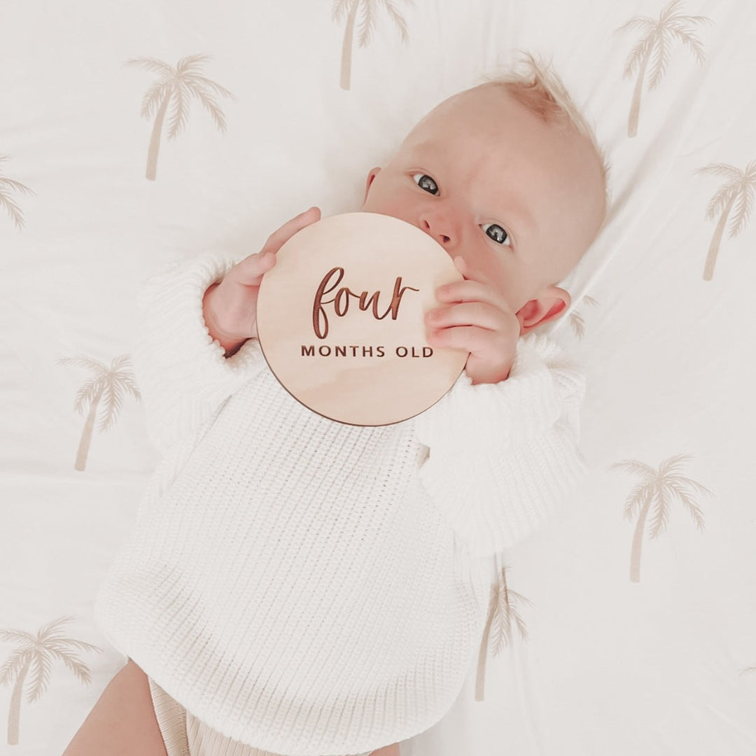 Wooden Baby Milestone Plaques