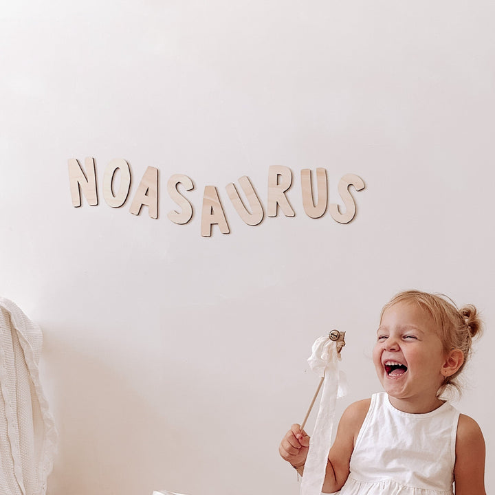 Wooden Name Letters - Wall Script