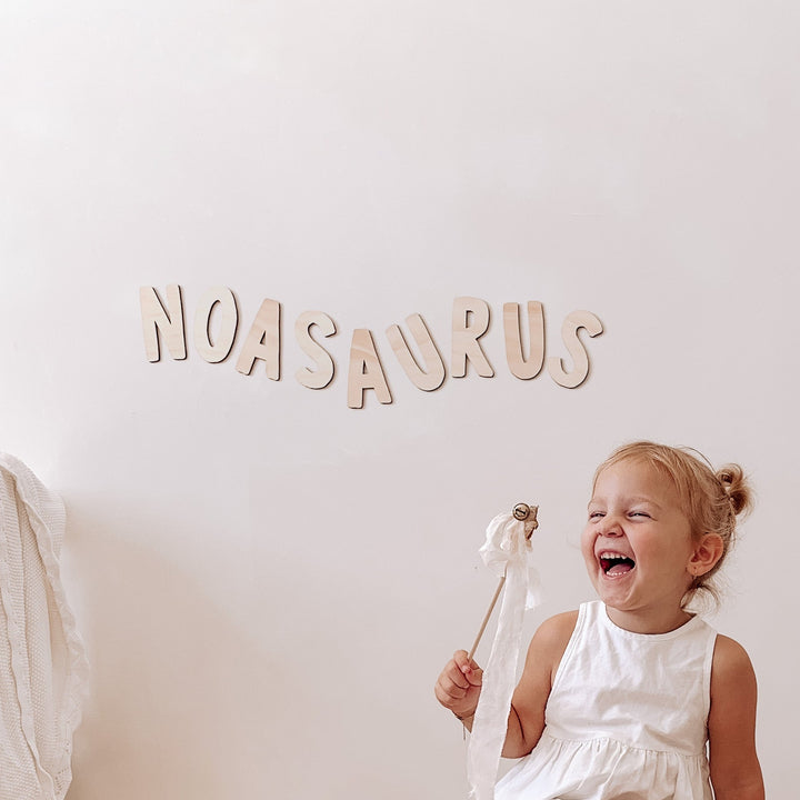 Wooden Name Letters - Wall Script